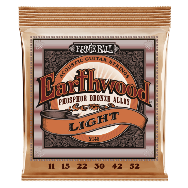 سیم گیتار آکوستیک Ernie Ball مدل Light Earthwood Phosphor Bronze 11-52